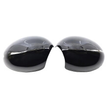 (Black) For Mini R55 R56 R57 R58 R59 R60 R61 Black Side Wing Mirror Cover