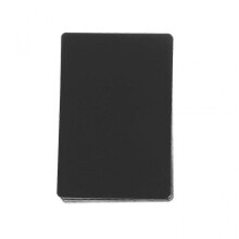 (matte black) Mark Engraved Blank Business Cards Aluminum Alloy Card Printable Ultra-Thin Metal Tags for DIY Vip Card Gift Card 50PCS  Silver