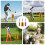 Golf Swing Trainer Swing Exerciser Training Swing Fan Swing Practice Golf Fan Trainer Swing Grip Swing Practice Grip  White 2
