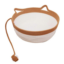 Woven Pet Bed Kitten Puppy Birthday Gift for Pet Scratch Resistant for Dogs and Cats Warm Bed Nest