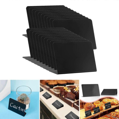 (A) Mini Chalkboards Reusable Chalkboard Labels Erasable Message Board Mini Chalk Board Sign Mini Chalk Labels Message Board 1
