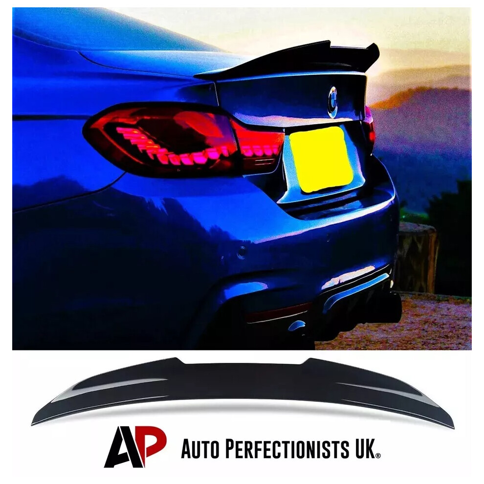 For Bmw 4 Series Gran Coupe F36 Rear High Kick Psm Ducktail Spoiler Wing Black 5061072661433