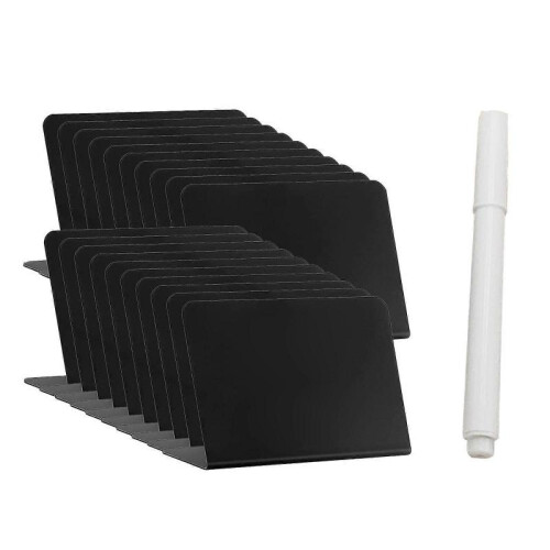 (B) Mini Chalkboards Reusable Chalkboard Labels Erasable Message Board Mini Chalk Board Sign Mini Chalk Labels Message Board