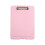 (Pink) Multi-functional File Folder with Clipboard Waterproof File Organizer Box Office Writing Pad for Student Teacher School  Pink 1