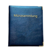480 Pockets Coin Collecting Album PU Leather Coin Collection Album for Display and Storage Coin Badges Pennies Quarters
