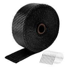 (10M) Motorcycle Exhaust Thermal Tape Sports Muffler Wrap Heat Shield Resistant Heat Insulation for Pit Dirt Bike