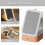 (L, White) Elegant Jewelry Storage Box with LED Lights Adjustable Brightness Spacious Compartments for Accessories Organization  White S 5