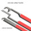 Set Of 3 Thickened Stainless Steel Window Release Tool Suitable for Stuck Window Multiple Surfaces Safety Solution 4