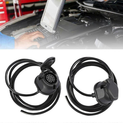 Towing Electrics 13 Pin Socket Assembly 2Meter Sheathed Cable Caravans Trailer Socket Electric Towing Adapter 1