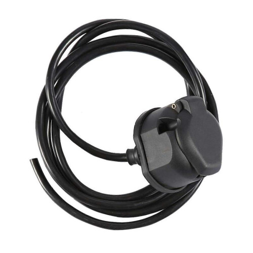 Towing Electrics 13 Pin Socket Assembly 2Meter Sheathed Cable Caravans Trailer Socket Electric Towing Adapter 2