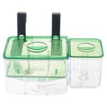 Baby Fish Breeding Box Clear Isolation Box Aquarium Hatchery Incubator with Hooks for Newborns Shrimp