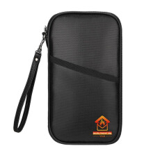 Fireproof Bag Vertical Document Bag Cash Protective Bag Water Resistant File Folder for Documents Passport Valuables