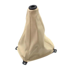 (Yellow) Upgrades Shifts Guard & Dust Cover Comfortable Touch PU Cover Auto Transmission Shifts Boot Suitable for Korea Vehicles