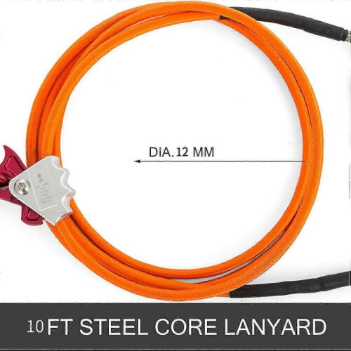 Steel Wire Core Flip Line Kit Adjustable Climbing Positioning Rope SZRH A-G 711 2