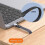 (1m) Type C Data Cable 90 Degree Elbow PD240W Fast Charging Cable 8K@60HZ 40Gbps Data Transfer Cord for Phone PC 5