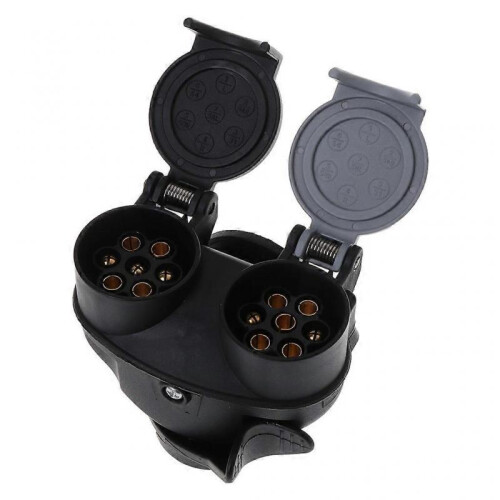 Durable 13 Pin Plug to 12N / 12S 7 pin Towing Plug Trailer Caravan Replacement Plug Socket Waterproof Connector Adapter 1