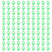 (14 grass green) 100Pieces Lobster Claws Clasps 35mm Colored Lobster Clasps Jewelry Bracelets Connectors For Jewelry Making Accessories  27 ink green
