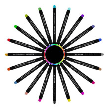(24 color suit) Fabric Pens Permanent for Clothes White T-Shirt Canvas Tote Bags Fabric Paint Pens Art Markers for Adult Kid Crafts Gift