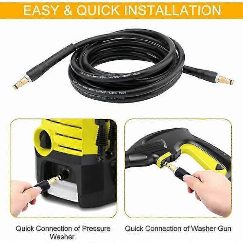 Replacement High-Pressure Hose for Karcher K2-K7 Cleaners, Quick Connector (6m) Edition 2