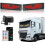 Thin Flexible LED Display Screen Panel Suitable for Car Back Window Personalized Big Eye Lights for Truck Windshield with Remote Edition 1