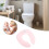 Tragbare klappbare Kinder-WC-Sitzauflage, Rosa, 35x29x3cm 1