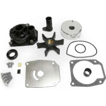 60HP 65HP 70HP 75HP Evinrude Johnson Water Pump Rebuild Kit Replacement with Housing Key 432955 OMC Sierra 18~3389 hwy