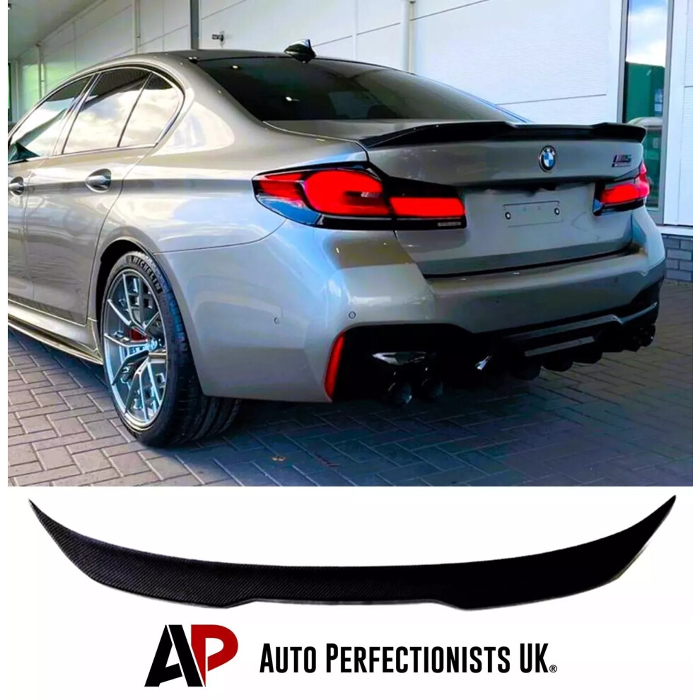 For Bmw 5 Series M5 G30 F90 Rear Boot Spoiler Cs Style Lip Wing 2016+ 5061072666247
