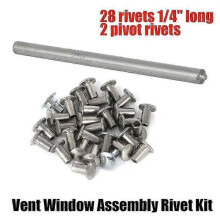 For 1951-1972 Chevrolet Chevy GMC Pickup Suburban Vent Window Assembly Rivet Kit SZRH A-W