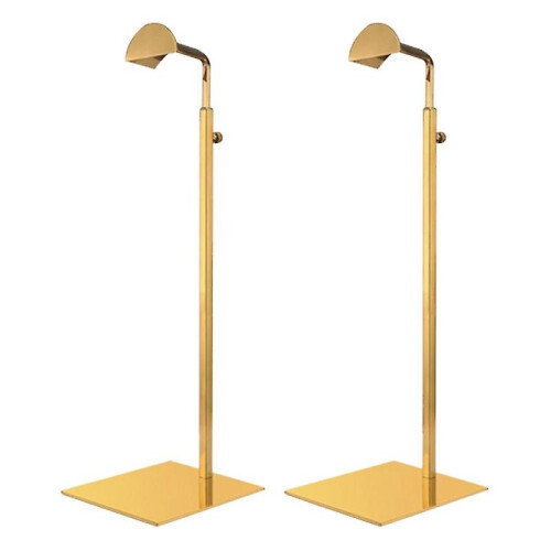 2pcs Display Stands Adjustable Height Purse Display Stand - Metal Handbag Display Stand Set - Singl-hy