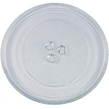 Universal Microwave Turntable Glass Plate with 3 Fixtures, 245 Mm-CYHY
