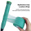 Badminton-Griffpolster Wrap 60mm x 20m Stoßdämpfend Dunkelgrün 5