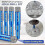 7 Pcs Diamond Dry Drill Bits, 5/6/8/10/12/14/16mm Dry Tile Drill Bits, Diamond Drill Bits Hole Opene Cc-hy 5