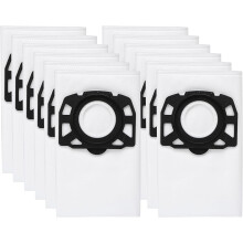 10 Pack KFI 357 Filter Bags for Karcher WD3, WD2 Plus