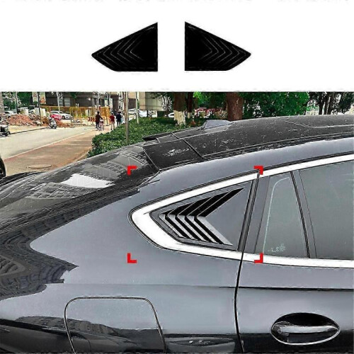 Rear Window Side Vent Shutter Louver Cover Trim for X6 G06-Good 2