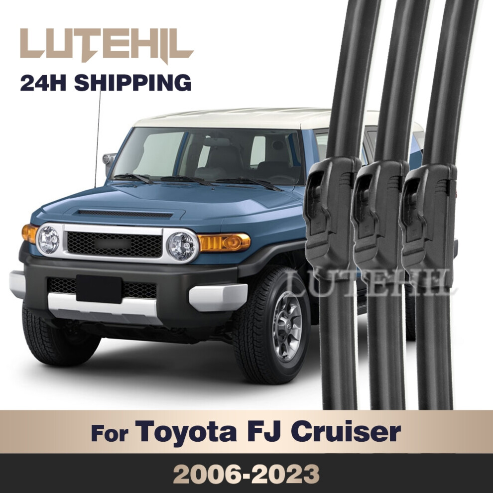 For Toyota Fj Cruiser 2006-2023 2018 2019 2020 2021 2022 Wiper Front Wiper Blades Windshield Windscreen Window Brush 16"+14"+14" 6935158878529