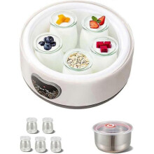 (US Plug) Ultimate Probiotic Yogurt Maker with Adjustable Temperature and Time Control-Good