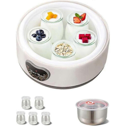 (US Plug) Ultimate Probiotic Yogurt Maker with Adjustable Temperature and Time Control-Good