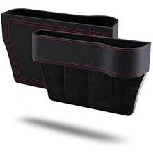 Multifunctional Storage Box for Car, Pu Leather Car Seat Side Pockets Organizer Car Seat Side Slit P-Good