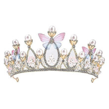 Princess Tiara for Girls, Birthday Crown Butterfly Crystal Tiara