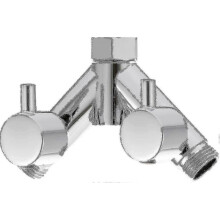 Brass Diverter Valve Shower Shut-off Valve 2-way Y Splitter 1/2 Inch for Shower Hose And Shower Head Chrome