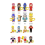 (8pcs-A) 24pcs Sonic The Hedgehog Minifigure Kid Toy Gift 8