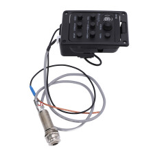 Hochsensibler akustisch-elektrischer Gitarrenpreamplifier mit Tuner, ABS-Material