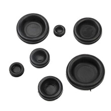 170Pcs 7 Sizes Rubber Grommet Assortment Kit, Firewall Hole Plug Set Electrical Wire Gasket Solid Ho
