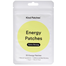 Extra Strong Energy Patches Caffeine, Red Ginseng & B Vitamins 30 pack