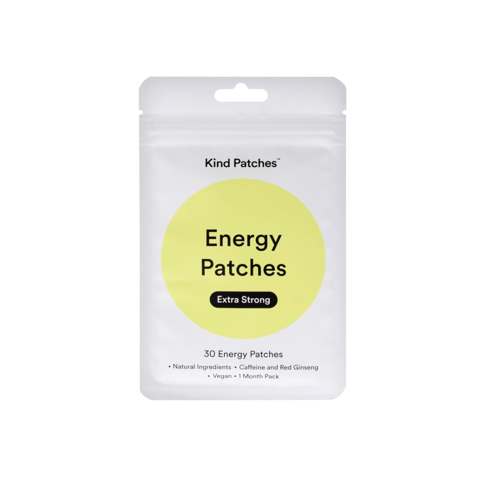 Red Extra Strong Energy Patches Caffeine, Ginseng & B Vitamins 30 Pack
