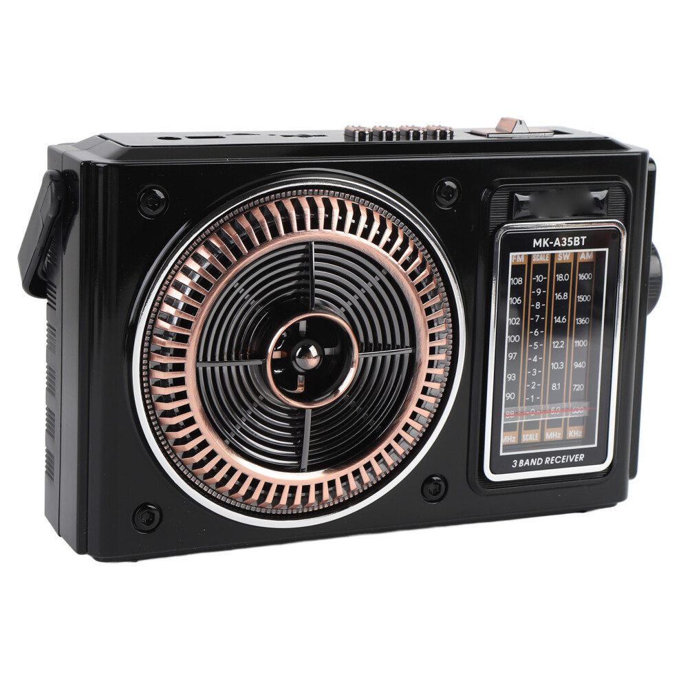 Portable Am Fm Shortwave Radio With Bluetooth 4 In 1 Full Band Radio Support Memory Card Play For Car Travel Park 9331326146693