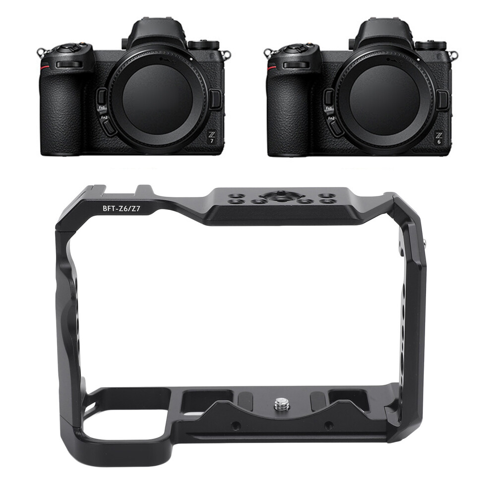 Camera Cage 1/4In 3/8In Screw Hole Aluminum Alloy Video Camera Rig Stabilizer Frame For Z6 Z7 Camera 7901326146928