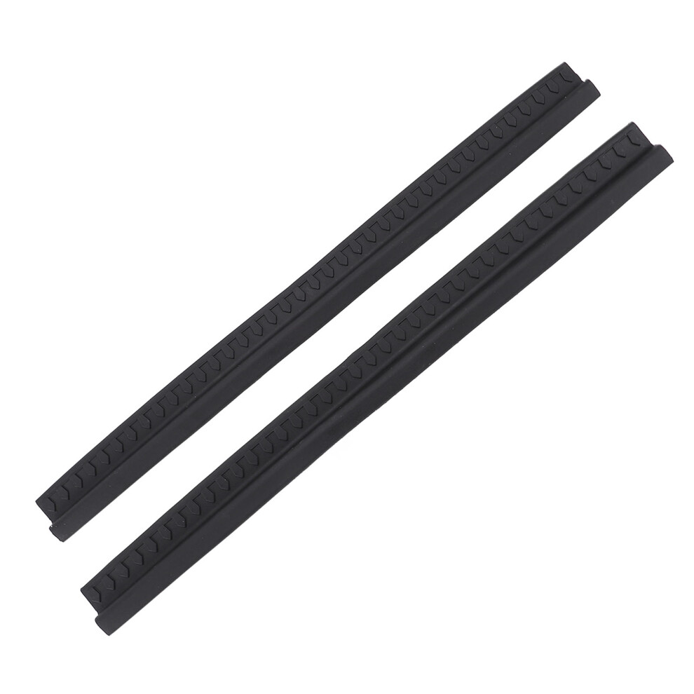 1 Pair Door Sill Entry Guard Scuff Plate Rubber Protective Scratch Proof Stylish Look Door Sill Entry Scuff Plate Protector 3551326147599