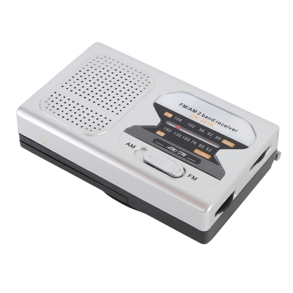 Pocket Am Fm Radio With Speaker And Earphone Jack Battery Powered Radios For Outdoor Travel Camping 5041326147913
