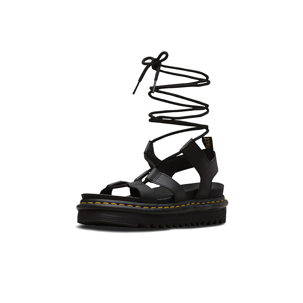 (Black, 42) Women's Sandals Summer Platform Strappy Beach Shoes Roman